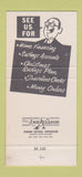 Matchbook Cover - Mercantile Banking Trust Moundsville WV 30 Stk SAMPLE