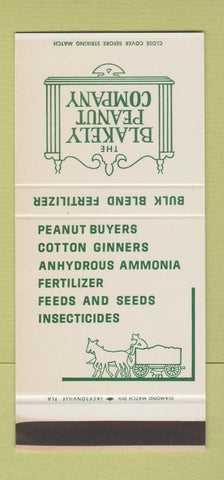 Matchbook Cover - Plakely Peanut Company  30 Stk SAMPLE