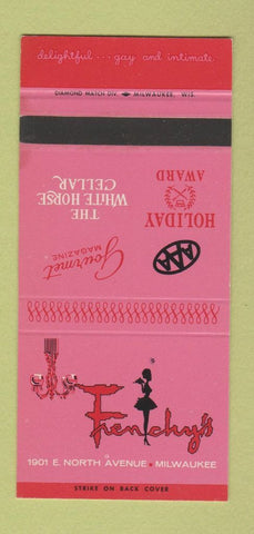 Matchbook Cover - Frenchy's Milwaukee WI restaurant 30 Stk SAMPLE