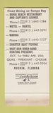 Matchbook Cover - Bahia Beach Resort Ruskin FL girlie 30 Stk SAMPLE