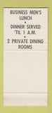 Matchbook Cover - Jackie's Piano Bar Indianapolis IN 30 Stk SAMPLE
