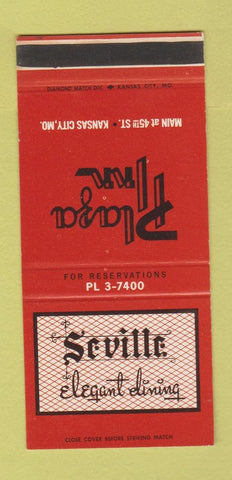 Matchbook Cover - Plaza Inn Kansas City MO 30 Stk SAMPLE