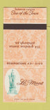 Matchbook Cover - Le Mont Restaurant Pittsburgh PA 30 Stk SAMPLE