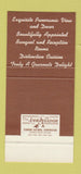 Matchbook Cover - Le Mont Restaurant Pittsburgh PA 30 Stk SAMPLE