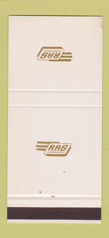 Matchbook Cover - RAS Incorporated Aircraft Sales Reading PA 30 Stk SAMPLE