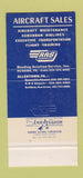 Matchbook Cover - RAS Incorporated Aircraft Sales Reading PA 30 Stk SAMPLE