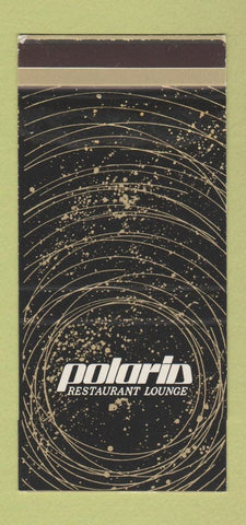 Matchbook Cover - Polaris Restaurant Atlanta GA WORN 30 Stk SAMPLE