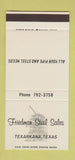 Matchbook Cover - Friedman Steel Texarkana TX pipe 30 Stk SAMPLE