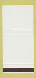 Matchbook Cover - Seattle Rubber Plate Seattle WA 30 Stk SAMPLE