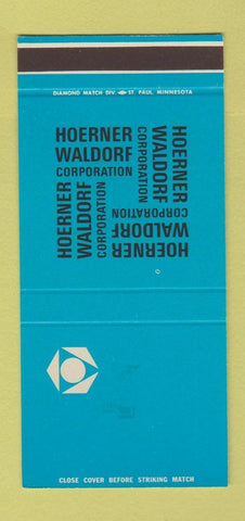 Matchbook Cover - Hoerner Waldorf Packaging St Paul MN 30 Stk SAMPLE