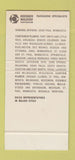 Matchbook Cover - Hoerner Waldorf Packaging St Paul MN 30 Stk SAMPLE