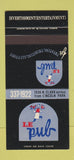 Matchbook Cover - Le Pub Restaurant Chicago IL 30 Stk SAMPLE