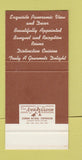 Matchbook Cover - Le Mont Restaurant Top of Town Pittsburgh PA 30 Stk SAMPLE