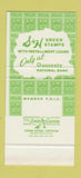 Matchbook Cover - Guaranty National Bank Tulsa OK 30 Stk SAMPLE