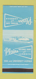 Matchbook Cover - Plains National Bank Lubbock TX 30 Stk SAMPLE