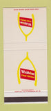 Matchbook Cover - Fried Chicken Wishbone 30 Stk SAMPLE