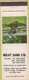 Matchbook Cover - Bulat Sand QC?