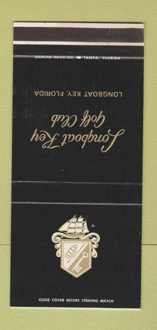 Matchbook Cover - Longboat Key Golf Club Longboat Key FL 30 Stk SAMPLE