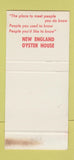 Matchbook Cover - New England Oyster House Lynnfield MA 30 Stk SAMPLE