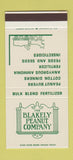 Matchbook Cover - Blakely Peanut Co Cotton Gin Fertilizer seed 30 Stk SAMPLE