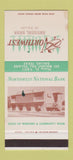 Matchbook Cover - Northwest National bAnk Dallas TX WEAR 30 Stk SAMPLE