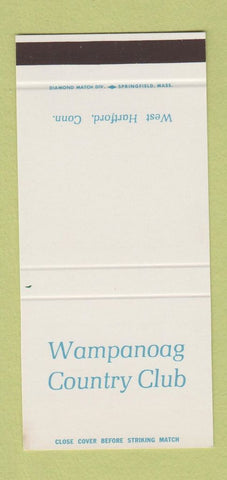 Matchbook Cover - Wampanoag Country Club West Hartford CT 30 Stk SAMPLE