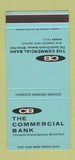 Matchbook Cover - Commercial Bank Winter Park FL 30 Stk SAMPLE