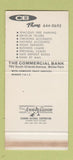 Matchbook Cover - Commercial Bank Winter Park FL 30 Stk SAMPLE