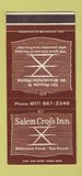 Matchbook Cover - Salem Cross Inn Restaurant West Brookfield MA 30 Stk SAMPLE