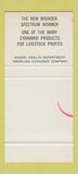Matchbook Cover - Tramisol Cyanamid WEAR 30 Stk SAMPLE