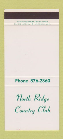 Matchbook Cover - North Ridge Country Club  30 Stk SAMPLE