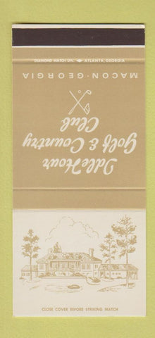Matchbook Cover - Idle Hour Golf Country Club Macon GA 30 Stk SAMPLE