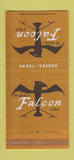 Matchbook Cover - Golden Falcon Club Odessa TX WEAR 30 Stk SAMPLE