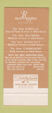 Matchbook Cover - Biltmore Hotel New York City 30 Stk SAMPLE