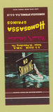Matchbook Cover - Homosassa Springs FL  30 Stk SAMPLE
