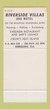 Matchbook Cover - Homosassa Springs FL  30 Stk SAMPLE