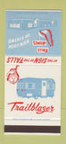 Matchbook Cover - Falls Homes Trailers West Fargo ND 30 Stk SAMPLE