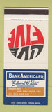 Matchbook Cover - Munroe & Chambliss National Bank Ocala FL 30 Stk SAMPLE