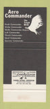 Matchbook Cover - Aero Commander Division North American Rockwell 30 Stk SAMPLE
