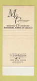 Matchbook Cover - Munroe & Chambliss National Bank Ocala FL 30 Stk SAMPLE