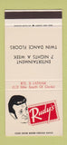Matchbook Cover - Rudy's Restaurant Latham NY 30 Stk SAMPLE