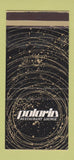 Matchbook Cover - Polaris Restaurant Atlanta GA WORN 30 Stk SAMPLE