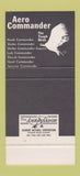 Matchbook Cover - Aero Commander Division North American Rockwell 30 Stk SAMPLE