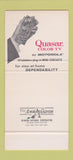 Matchbook Cover - Quasar TV Motorola 30 Stk SAMPLE