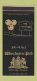Matchbook Cover - Winchester Pub Omaha? NE? 30 Stk SAMPLE