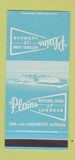 Matchbook Cover - Plains National Bank Lubbock TX 30 Stk SAMPLE