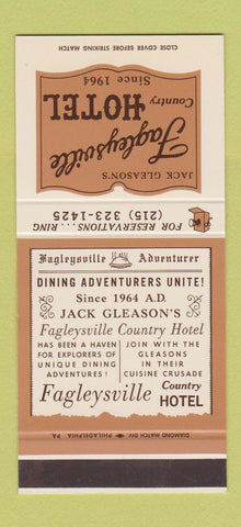 Matchbook Cover - Fagleysville Motel Limerick PA 30 Stk SAMPLE