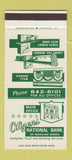 Matchbook Cover - Citizens National Bank of Bowling Green KY 30 Stk SAMPLE