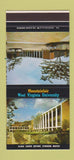 Matchbook Cover Mountainlair West Virginia University Morgantown  30 Stk SAMPLE