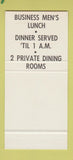Matchbook Cover - Jackie's Piano Bar Indianapolis IN 30 Stk SAMPLE